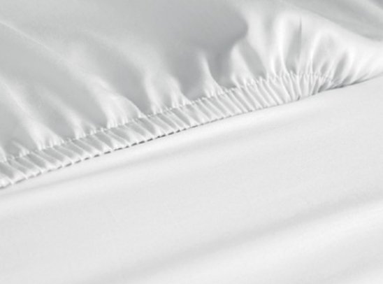 Drap-housse extensible - DHJ-2201 - 90à100x190à210 Blanc