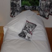 Housse de couette bicolore - promos