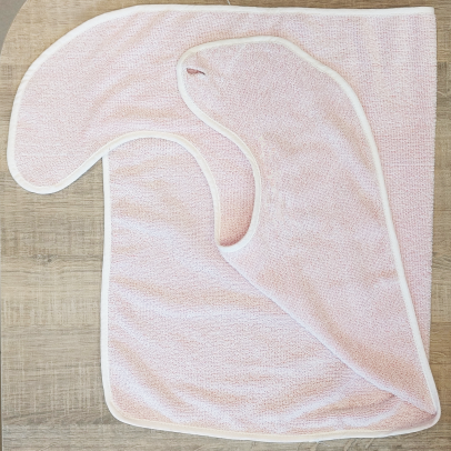 Bavoirs - BAF-0204 - Bavoir adulte rose pastel