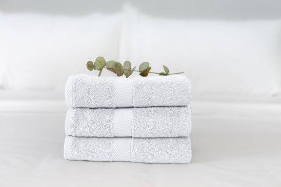 Serviette invité qualité blanc