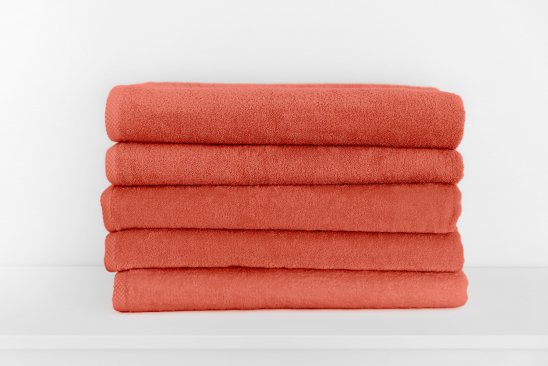 Drap de bain qualité terracotta