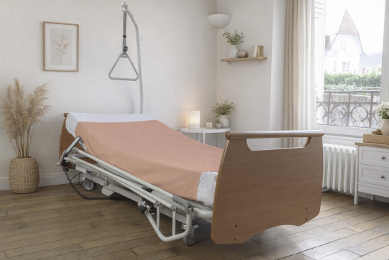 Alese pour brancard / table de massage - AM-2109 - 80x250 ABRICOT