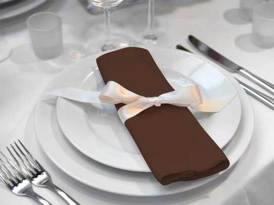 Serviette collection Silas - SE4-4305 - Chocolat serviettes